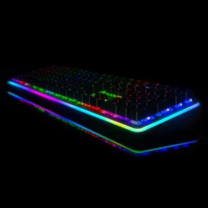 Rosewill Mechanical Gaming Keyboard, RGB LED Glow Backlit Computer Mechanical Switch Keyboard for PC, Laptop, Mac, Software Customizable - Professional Gaming Brown Mechanical Switch