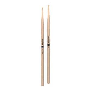 ProMark Drum Sticks - Finesse 7A Drumsticks - Drum Sticks Set - Small Round Wood Tip - Long Maple Drumsticks - Consistent Weight and Pitch - 1 Pair