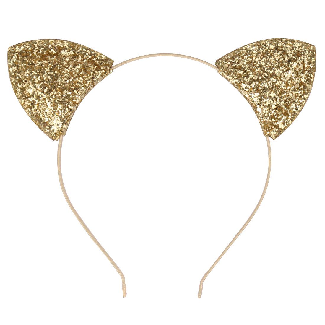 Ears Headband Glitter Cat Ears Cat Ears Cute Cat Ears Glitter Hair Bands Cat Ears Headband for Daily Wearing and Party Decorations,One Size,Pack of 5