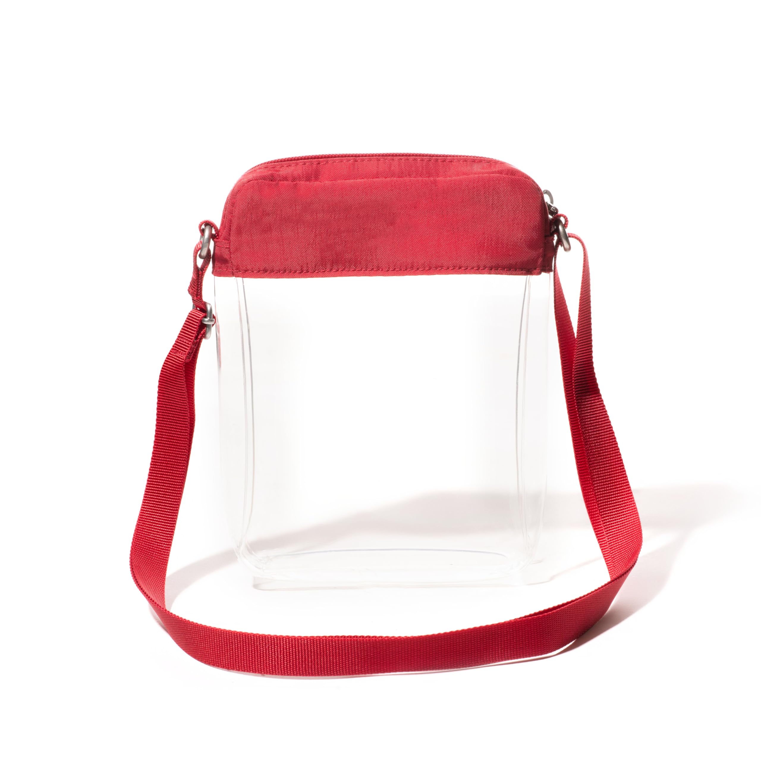 Baggallini womens Stadium Clear Bryant Crossbody cross body handbags, Red, One Size US