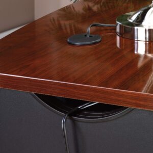 Sauder Via Collection Executive Desk, Classic Cherry finish