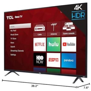 TCL 43S425 43 Inch 4K Ultra HD Smart ROKU LED TV (2018)