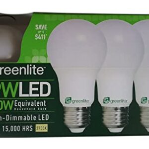 4 pack Greenlite 9W LED