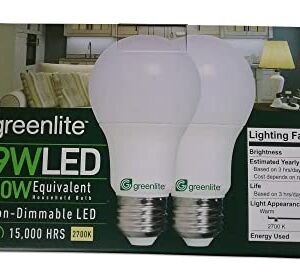 4 pack Greenlite 9W LED