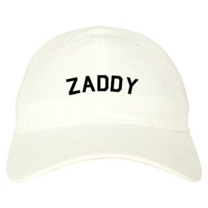 kings of ny zaddy mens dad hat baseball cap white