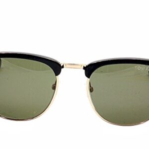 Tom Ford Sunglasses - Henry / Frame: Shiny Black with Rose Gold Lens: Grey Gradient