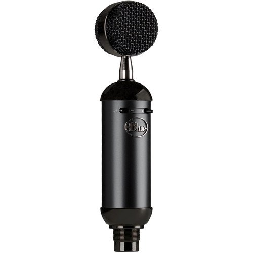 Yeegfeyzz Blue Blackout Spark SL XLR Condenser Microphone with Auray RF-5P-B Reflection Filter and RFMS-580 Reflection Filter Tripod Mic Stand