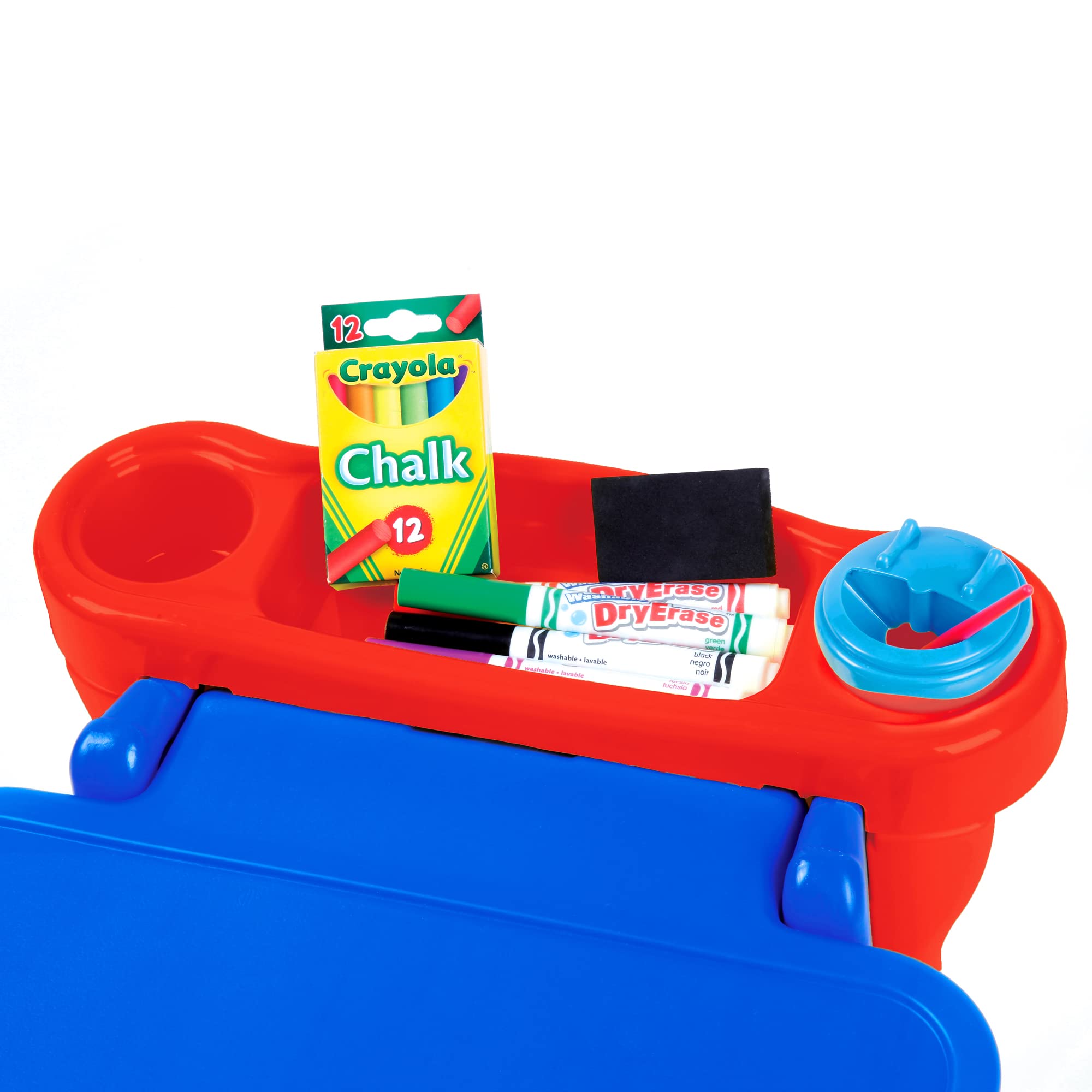 Crayola: Triple-The-Fun Art Studio - Converts Into Activity Desk, Includes Stool, Magnetic Dry Erase Board, Ages 3+