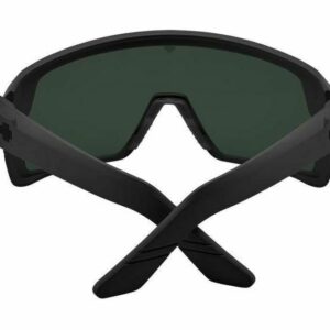 SPY Monolith Sunglasses Matte Black with Happy Gray Green Polar Black Spectra Mirror Lens