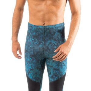 Cressi Hunter Rash Guard Pants, Camo Blue, XL