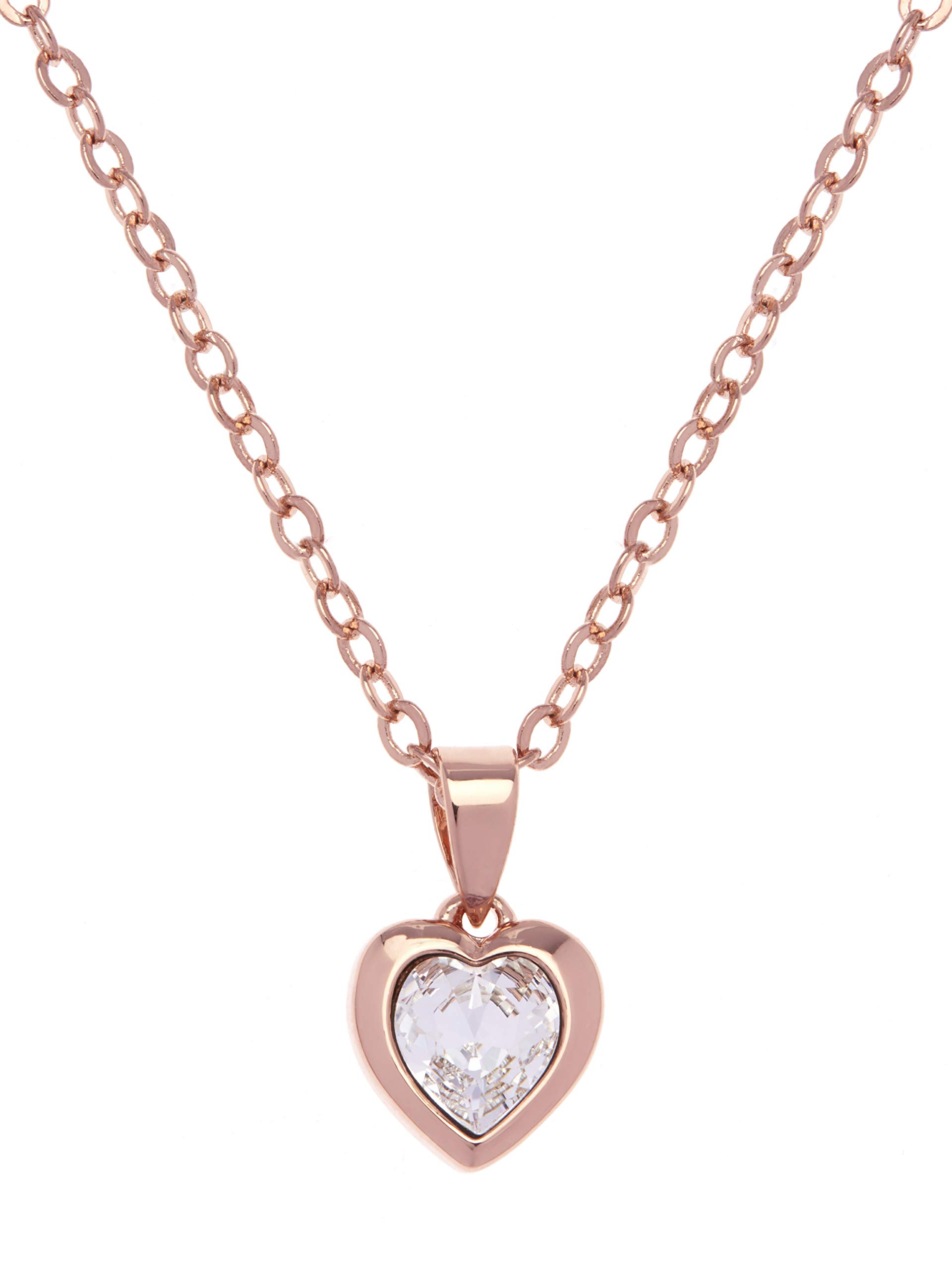 Ted Baker London Hannela Crystal Heart Pendant Necklace for Women