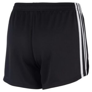 adidas Girls' Big 3-Stripes Mesh Shorts, Adi Black, Large