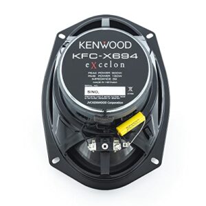 KENWOOD Excelon KFC-X694 6x9-Inch 2-Way, Series Car Speakers - 300 Watts of Peak Power, Full Range, Shallow Mount is Perfect Factory OEM Replacements