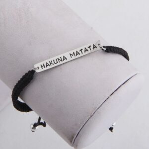 KUIYAI No Worries Macrame Bracelet Inspired Gift (Macrame bracelet)