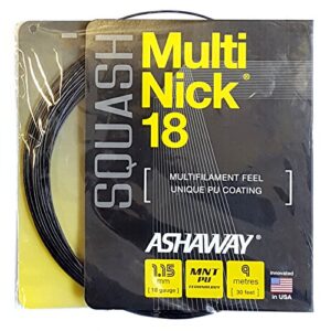 ashaway multinick 18 squash string (1 set)