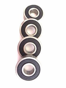 set of 4 wheel bearings 6201-rs fits 97cc baja doodlebug & motovox mbx10