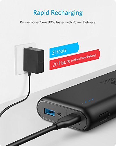 [Power Delivery] Anker PowerCore 20100 Nintendo Switch Edition, The Official 20100mAh Portable Charger for Nintendo Switch, for use with iPhone X/8, MacBook Pro, and More