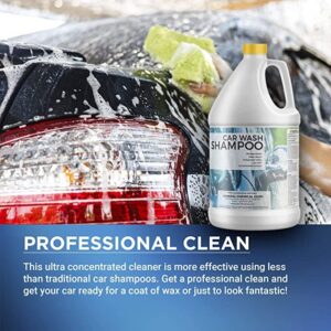 AutoGeneral Car Wash Shampoo - Concentrated Automotive Shampoo for Efficient Deep Clean & Shine of Car Exterior - Pre-Wax Wash For Auto Detailing - Foaming Soap - pH Balanced & Low VOC - 55 Gallon