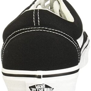 Vans Men's Old Skool Sneaker (10, (Canvas) Black/True White, numeric_10)