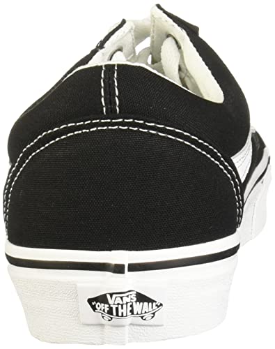 Vans Men's Old Skool Sneaker (10, (Canvas) Black/True White, numeric_10)