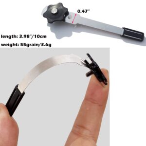 ZSHJG Recurve Bow Clicker Aluminum Click Adjustable Length for Shooting Arrow Clicker 1 Piece