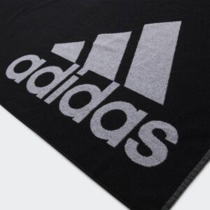 ADIDAS logo swim towel large 70 x 140 cm [black]