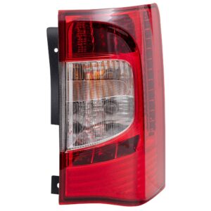 brock replacement passenger led tail light compatible with 2011-2016 town & country van 5182530ae