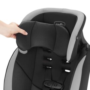 Evenflo Maestro Sport Harness Highback Booster Car Seat, 22 to 110 Lbs., Granite Gray, Polyester