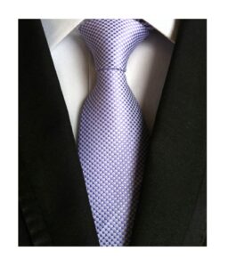 ctskyte men's summer pattern ties in french lavender business wedding party suit necktie