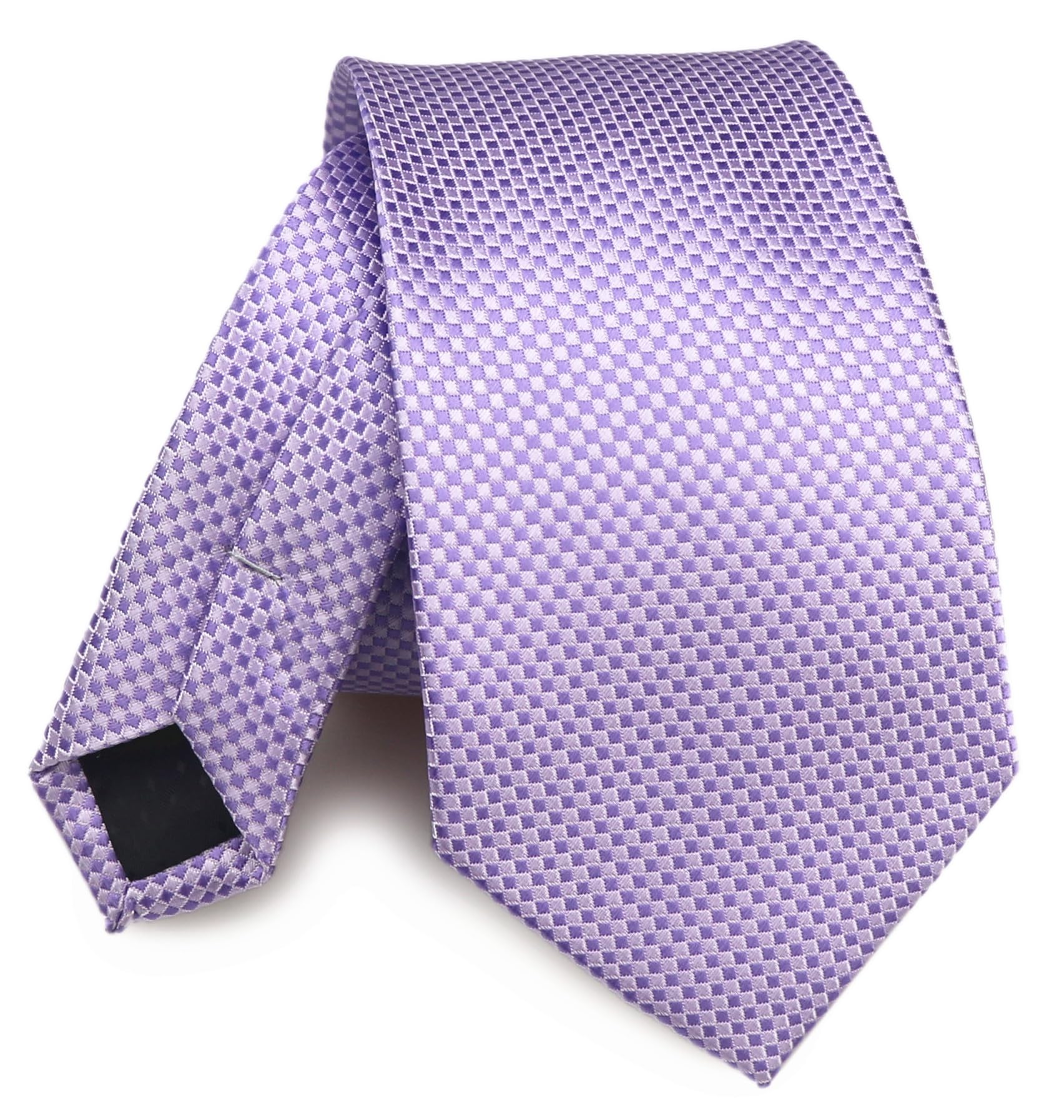 Ctskyte Men's Summer Pattern Ties in French Lavender Business Wedding Party Suit Necktie