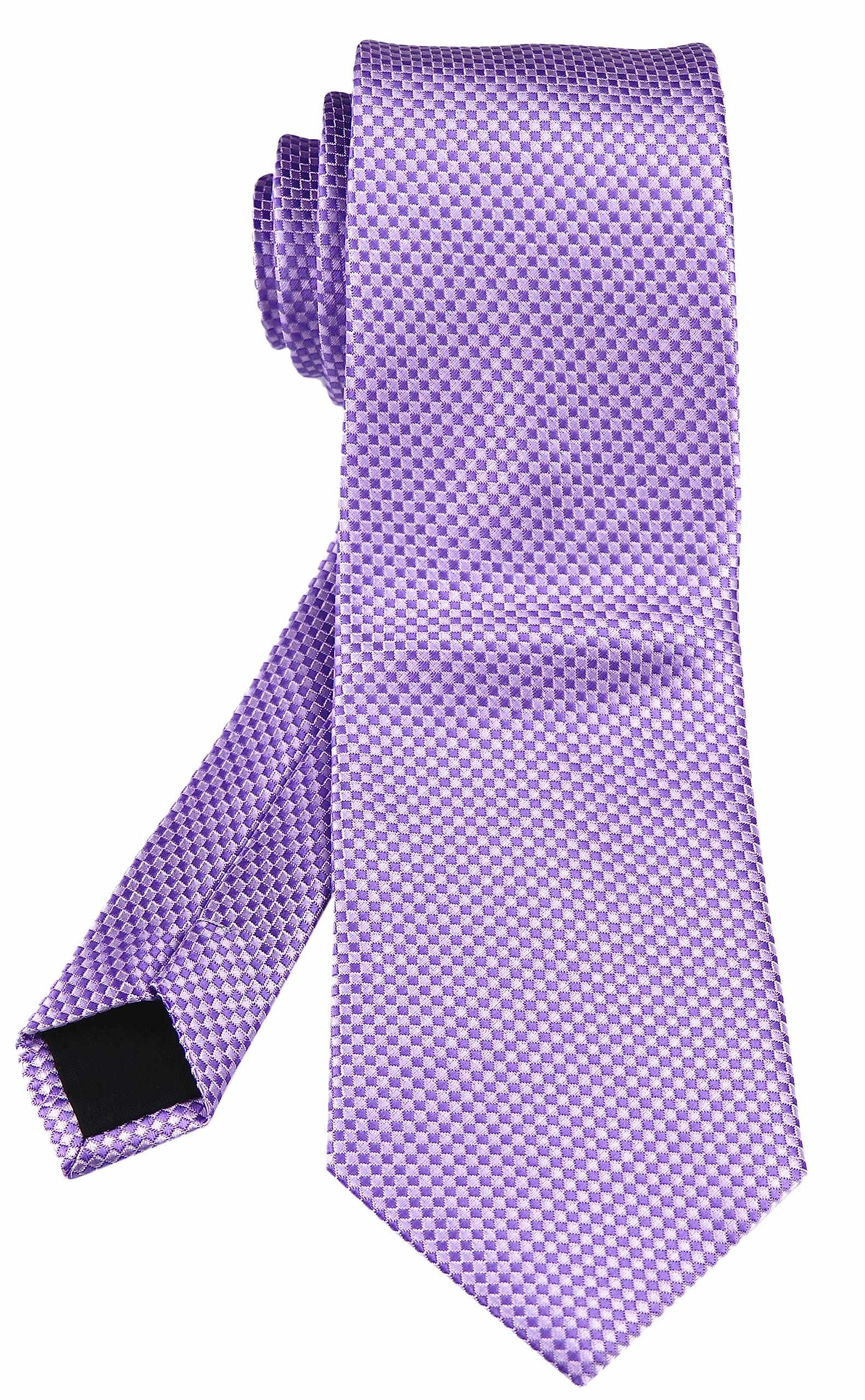 Ctskyte Men's Summer Pattern Ties in French Lavender Business Wedding Party Suit Necktie