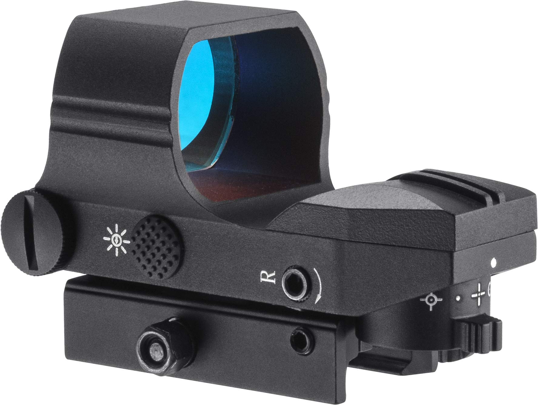 Barska AC13154 1x40 ION Red Dot Reflex Sight Multi Reticle with Mount, Black