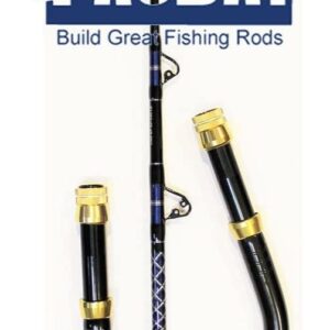 Xcaliber Marine PRO Tournament Series 6' 50-80 lb Saltwater TROLLING Rod Includes Bent and Straight Butt