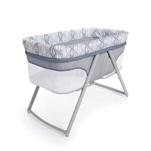 ingenuity foldaway rocking bassinet - fletcher - portable folding rocking bassinet