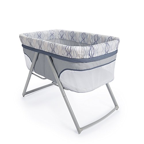 Ingenuity Foldaway Rocking Bassinet - Fletcher - Portable Folding Rocking Bassinet