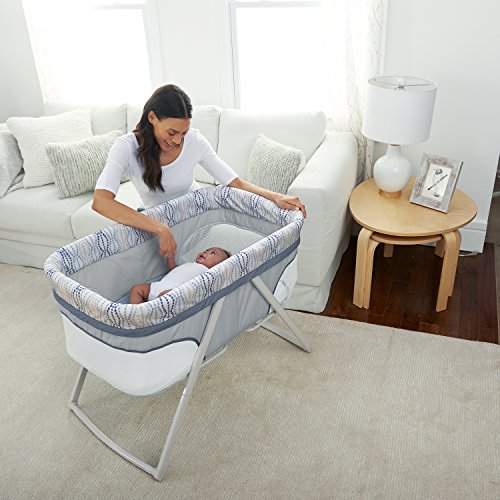 Ingenuity Foldaway Rocking Bassinet - Fletcher - Portable Folding Rocking Bassinet