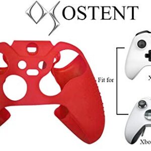 OSTENT Soft Protective Silicone Rubber Skin Case Cover for Xbox One Elite Controller (Red)