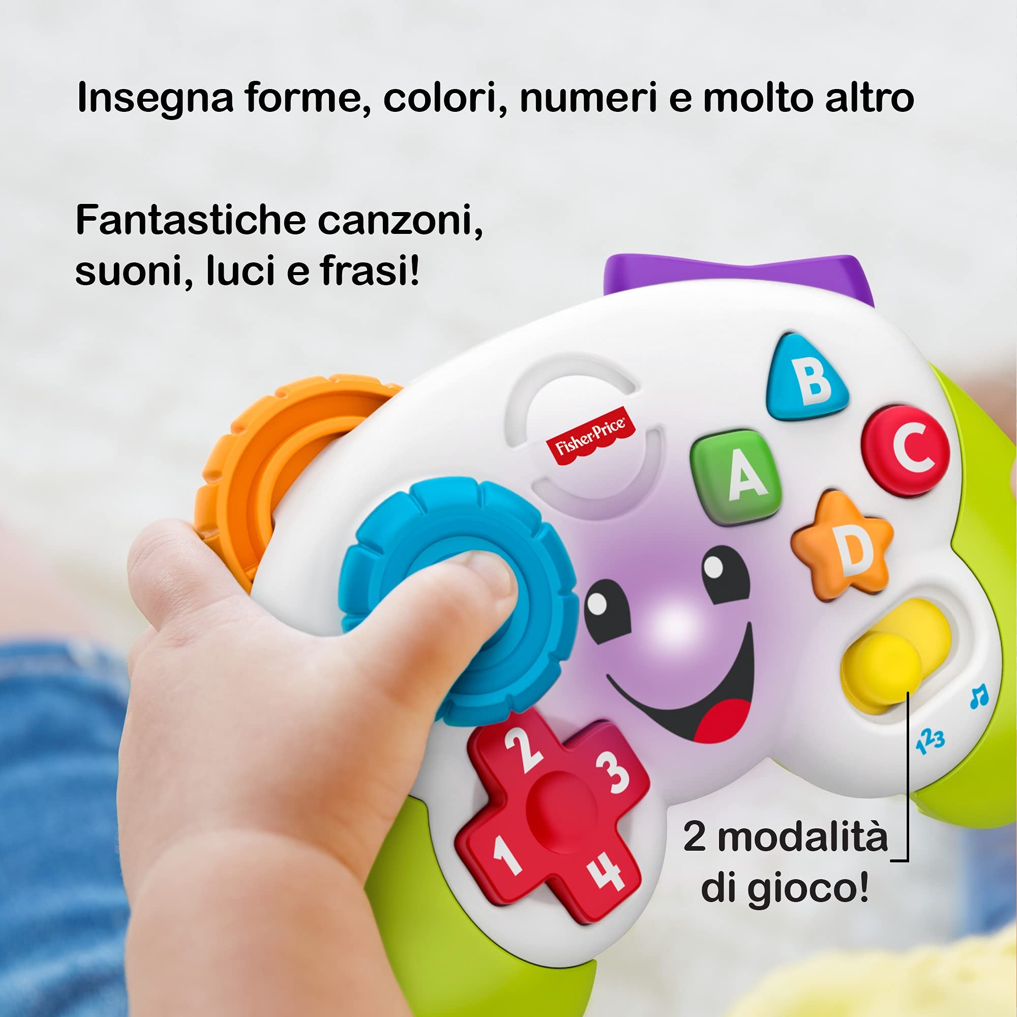 Fisher-Price FWG15 Controller Laugh and Learn, Teach Shapes and Colours, Toy for Children 6+ Months, 3