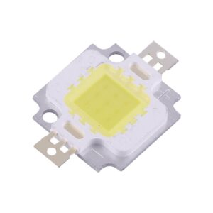 Acogedor 10Pcs 10W LED Cool White SMD Chip COB DC 9-12V for Lamp Flood Light Bulb Replacement (Cool White)