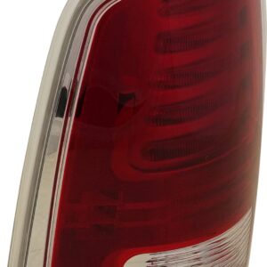 Garage-Pro NHTSA/DOT Compliant Tail Light Compatible With 2013-2018 Dodge Ram 1500 2500 3500 - Chrome CAPA With Bulb Driver Side - CH2800203C, 68093079AC