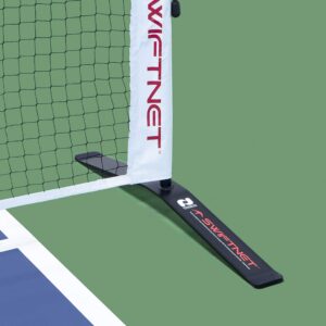 SwiftNet 2.1 Portable Pickleball Net System - High Tension, Lightweight Carbon Fiber Alloy Frame for Casual and Tournament Pickleball - Perfect to Carry Anywhere