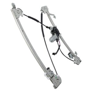 YHTAUTO Front Power Window Regulator Driver Side with 2-Pin Motor Assembly for Ford F-150 2004-2008, Standard/Crew Cab