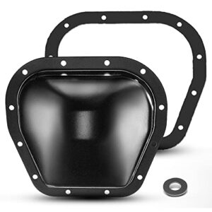 A-Premium Rear Differential Cover with Gasket Compatible with F-150 Heritage, Transit-150, Transit-250, Transit-350 HD, Expedition, E-150 Econoline Club Wagon & Lincoln Navigator, Mark LT, Blackwood