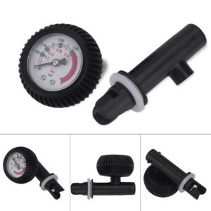 VGEBY Kayak Barometer Pressure Gauge Air Thermometer for Inflatable Boat Kayaking RAF Inflatable Boat Pressure Gauge Raft Gauge Inflatable Boat Pressure Gauge Air Presskayak