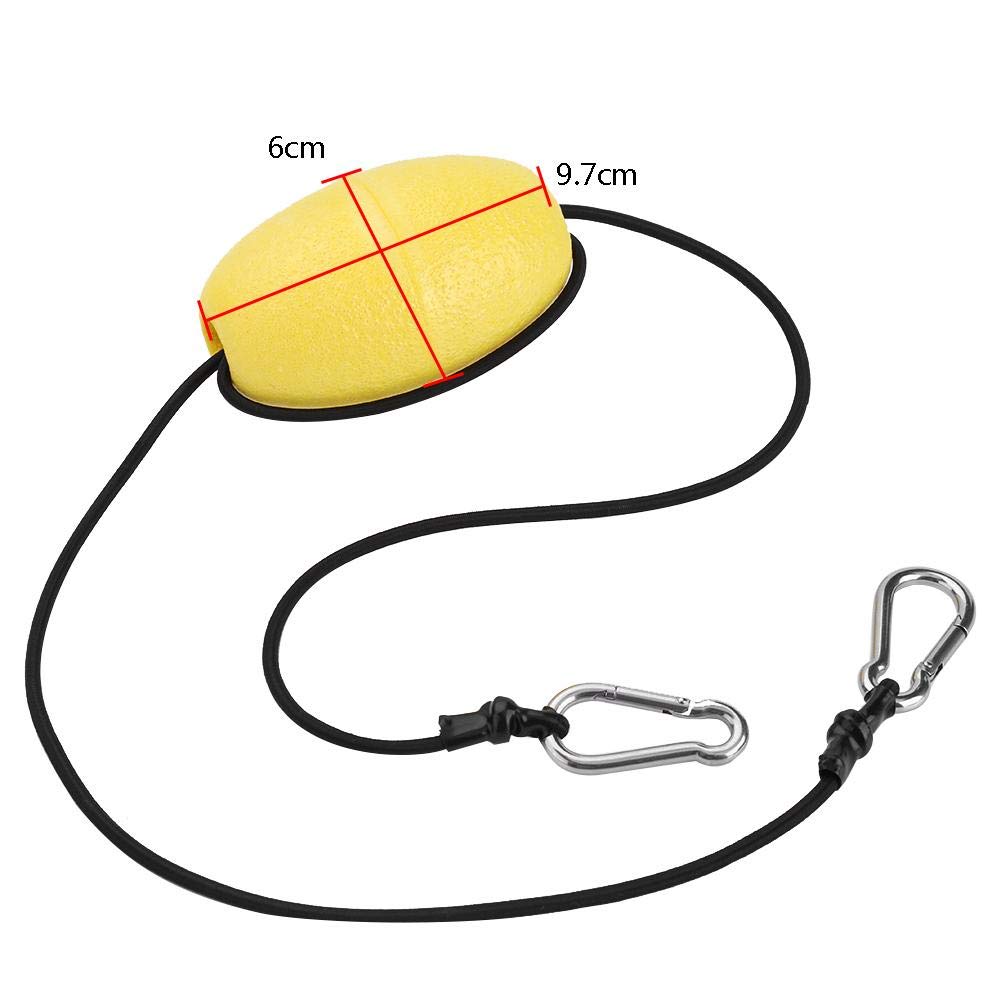 Kayak Tow Rope,Kayak Tow Line,Kayak Drift Anchor Tow Rope Nylon Tow Line Throw Rope with EVA Buoy Anchor Buoy Steel Clips Kayak Accessory Kayak Anchors ancla Kayak Buoy with Clip