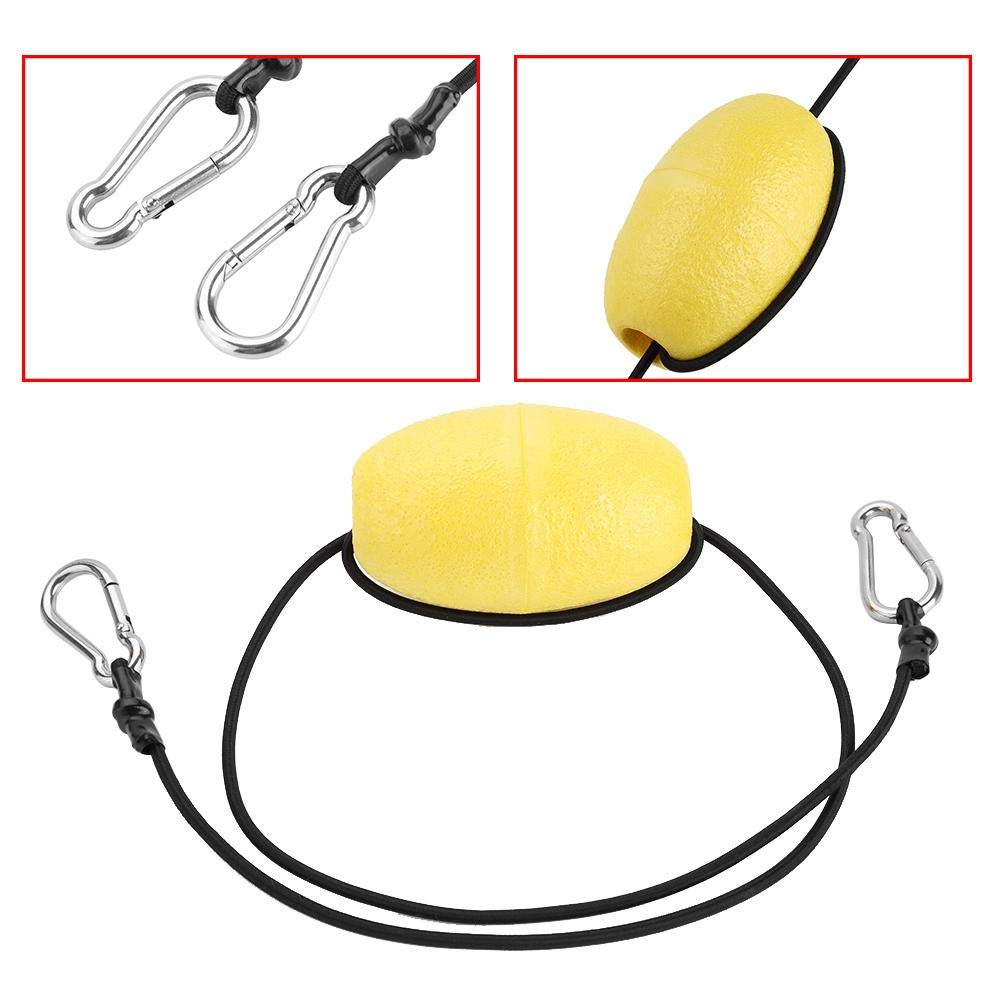 Kayak Tow Rope,Kayak Tow Line,Kayak Drift Anchor Tow Rope Nylon Tow Line Throw Rope with EVA Buoy Anchor Buoy Steel Clips Kayak Accessory Kayak Anchors ancla Kayak Buoy with Clip