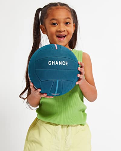 Chance Soft Volleyball - Waterproof Indoor/Outdoor Beach/Pool All-Ages Recreational Training Ball (Size 5) (Celine - Teal)