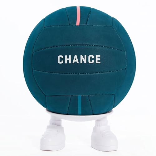 Chance Soft Volleyball - Waterproof Indoor/Outdoor Beach/Pool All-Ages Recreational Training Ball (Size 5) (Celine - Teal)