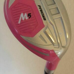 Ladies Complete Pink Deluxe Golf Club Set - Driver, Fairway Wood, Hybrid, Irons, Putter, Clubs and Stand Bag Graphite Womens Right Handed