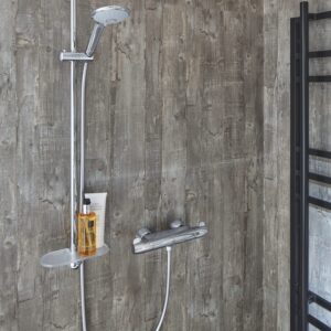 GROHE 26513000 Euphoria 110 Massage Handshower with 3 Spray Functions, Starlight Chrome